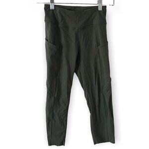 3/$15 Tough mode olive green workout Capri pants (P2)